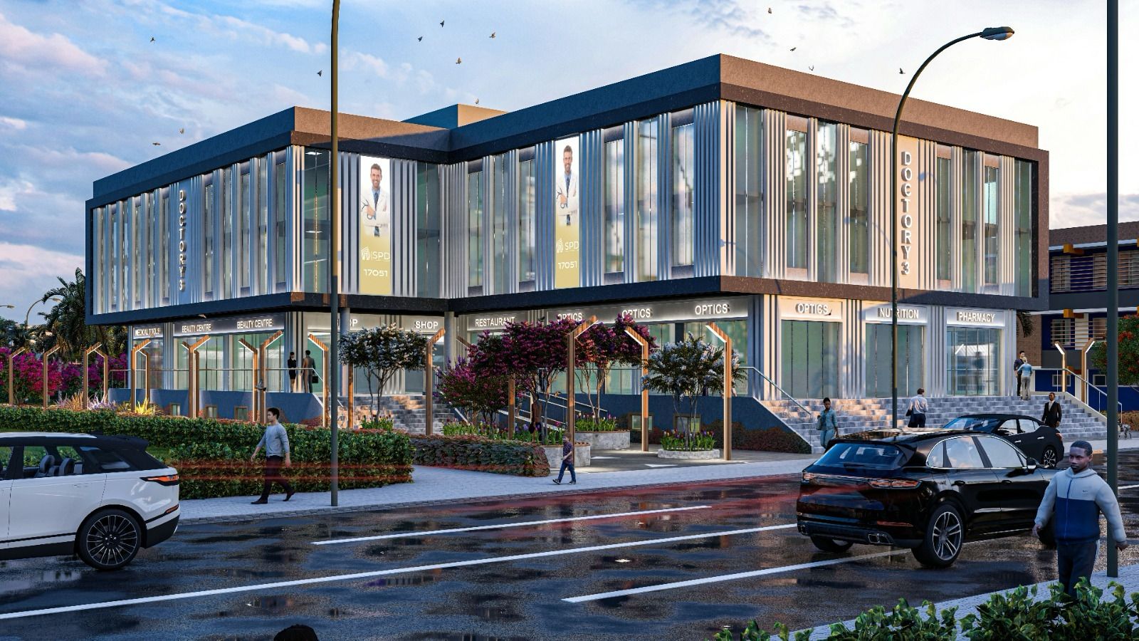 محل تجاري دور ارضي